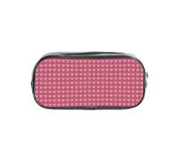 AYYQWE Pochette de papeterie transparente avec imprimé cœur romantique pour l'école, les voyages, le bureau