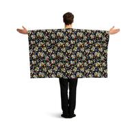 AYYQWE Puzzle de sensibilisation à l'autisme - Drapeau patriotique avec manches - Cape - Accessoire de costume - Événements festifs - Célébrations