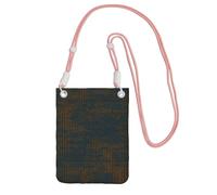 AYYQWE Sac à bandoulière multifonction avec code de programmation 1 imprimé pour téléphone, pour voyage, course à pied, usage quotidien, rose, Taille unique