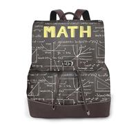AYYQWE Sac à dos élégant et polyvalent pour femme avec impression mathématiques pour l'école, le quotidien, le voyage, le travail