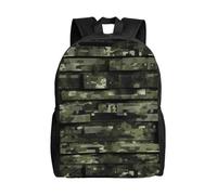 AYYQWE Sac à dos léger unisexe à double épaule avec imprimé camouflage numérique