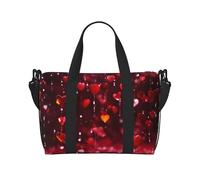 AYYQWE Sac à main léger avec imprimé cœur abstrait pour hommes et femmes, w nd, voyages d'affaires, camping, trajets quotidiens