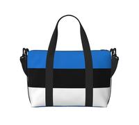 AYYQWE Sac à main léger imprimé drapeau de l'Estonie pour hommes et femmes, w nd, voyages d'affaires, camping, trajets quotidiens