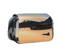 AYYQWE Trousse à crayons légère avec impression avions de combat - Pour voyage, bureau, maquillage - Grande capacité