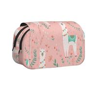 AYYQWE Trousse à crayons légère avec imprimé cactus rose camel élégant pour voyage bureau grande capacité