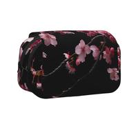 AYYQWE Trousse à crayons légère et élégante avec imprimé fleurs de cerisier japonaises, pour voyage, bureau, maquillage