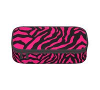 AYYQWE Zèbre Tiger Leopard Trousse polyvalente pour étudiant 21 x 5 x 9,4 cm, Noir , Taille unique