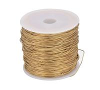AYYSSM Fil d'or Enduit de PVD de Fil d'acier Inoxydable de 304 de 3 mètres for Le Fil de Fabrication de Bijoux à bricoler soi-même 0.4/0.5/0.8/1.0mm (Size : 0.8mm 3meters)