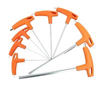 AYYSSM Jeu de clés Allen à tête plate et sphérique, 2/2, 5/3/4/5/6/8/10 mm(Ball Head,8pcs(1pcsXAll))