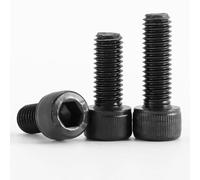 AYYSSM Vis à Six pans Creux Noire Haute résistance/Boulon à tête cylindrique(20pcs M6x60)