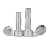 AYYSSM Vis à tête cylindrique à Six pans Creux en Aluminium(20mm,M6 (10Pcs))