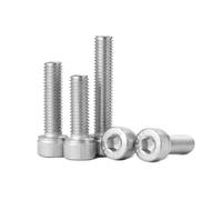 AYYSSM Vis Allen M7 M9 Boulon à tête cylindrique à Six pans Creux Boulon à tête cylindrique en Acier Inoxydable(M7x1.0mm 1pc,80mm)