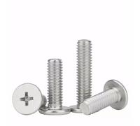 AYYSSM Vis cruciforme Ultra-Mince à tête Plate en Acier Inoxydable 304 for Ordinateur Portable(16mm,M2.5 (50Pcs))