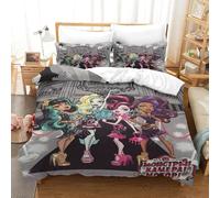 AYZOFCNDK Housse De Couette Et Taie d'oreiller en Microfibre Personnages animés 3D Imprimé Moderne,Le Cadeau Parfait pour Toutes Les Personnes Aimant La Douceur Et Le Confort Single(140x200cm)
