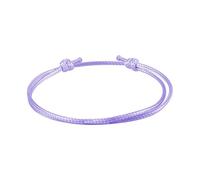 Ayztantine bracelet corde tressé Bracelets à cordon tressé réglables, 100 pièces, polyester ciré semi-fini for femmes et hommes(Light Purple)