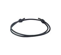 Ayztantine bracelet corde tressé Bracelets à cordon tressé réglables, 100 pièces, polyester ciré semi-fini for femmes et hommes(Black)