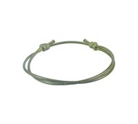 Ayztantine bracelet corde tressé Bracelets à cordon tressé réglables, 100 pièces, polyester ciré semi-fini for femmes et hommes(Dark green)