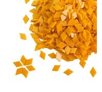 Ayztantine Carreaux de Mosaïque 115 g/4 oz (Environ 200 pièces) de matériaux de Bricolage for Carreaux micacés translucides(Orange)