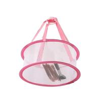 Ayztantine Filet de séchage Lot de 2 égouttoirs à pinceaux Maquillage, Filet séchage for œuf, éponge, Pinceau(Pink)
