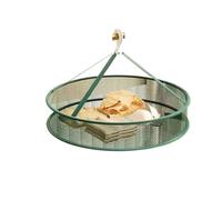 Ayztantine Filet de séchage Lot de 2 Filets séchage for vêtements, Pulls, Chaussettes, en Laine, Support carrelé, Filet, Panier Poche(Green-1 Layer)