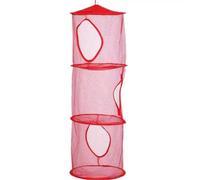 Ayztantine Filet de séchage Lot de 2 séchoirs à Jouets Suspendus et Filets séchage lavables en Maille(Red)
