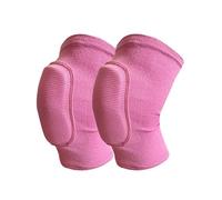 Ayztantine Genouillère Sport 1 paire de genouillères sport for adultes et enfants, protection des genoux danse, élastique, éponge épaisse, Support for gymnastique, Yoga, entraînement(Pink,M)