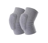 Ayztantine Genouillère Sport 1 paire de genouillères sport for adultes et enfants, protection du genou, danse, élastique, éponge épaisse, Support(Grey,S)