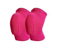 Ayztantine Genouillère Sport 1 paire de genouillères sport for adultes et enfants, protection du genou, danse, élastique, éponge épaisse, Support(Rose red,XS)
