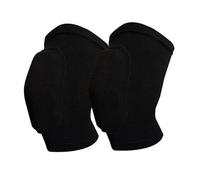 Ayztantine Genouillère Sport 1 paire de genouillères sport for adultes et enfants, protection du genou, danse, élastique, éponge épaisse, Support(Black,L)