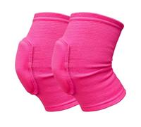 Ayztantine Genouillère Sport Genouillères élastiques à Compression for sport, 2 pièces/ensemble, protection des genoux, éponge épaisse, Support for l'entraînement en danse(Rose Red S)