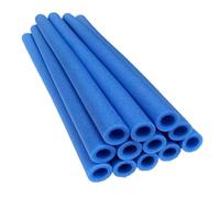 Ayztantine Housses pour poteaux de Trampoline Lot de 10 Housses Protection for poteaux Trampoline, Tube en Mousse 40 cm, Bleu