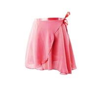 Ayztantine Jupe de Danse en Mousseline Jupe de Ballet for Filles, Tutu de Ballet en Mousseline de Soie Transparente, Jupe de Justaucorps de Gymnastique Rose, Jupe de Danse(Color2,S(Height 100-130cm))