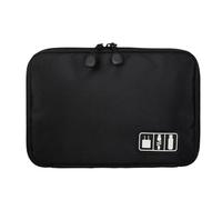 Ayztantine Lot de 2 Sacs Rangement for câbles et appareils numériques Sac de Rangement Câble(Black)