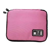 Ayztantine Lot de 2 Sacs Rangement for câbles et appareils numériques Sac de Rangement Câble(Pink)