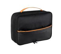Ayztantine Lot de 2 Sacs Rangement Multifonctions Grande capacité for câbles données, boîte Multicouche for Chargeur Sac de Rangement Câble(Black)