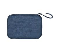 Ayztantine Lot de 2 Sacs Rangement numériques Portables et étanches for appareils électroniques, écouteurs, Chargeur, Prise Voyage Sac de Rangement Câble(Blue)