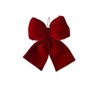 Ayztantine Noeud Rouge Sapin de Noel Grand nœud de Noël en Velours, décoration tridimensionnelle for Sapin d'hôtel(Color 4)