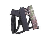 Ayztantine Porte-carquois pour tir à l'arc Carquois de tir à l'arc for flèches, 3 Tubes, carquois Hanche, flèche Suspendue la Taille, Sac Transport for, Ceinture réglable(Black)