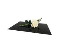 Ayztantine Tapis de Mariage Blanc Feuille de Tapis Miroir Brillant doré Plusieurs Tailles, Chemin d'allée for scène Mariage, Fournitures décoration for la Maison et Le Bricolage(Black,60cm,120cm)