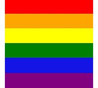 AZ FLAG - Banada Drapeau Arc-en-Ciel - 50x50 cm - Pavillon Lgbt - Gay - Rainbow 100% Polyester