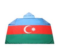 AZ FLAG Cape Azerbaïdjan 150x90 cm Azerbaïdjanais Polyester Léger