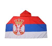 AZ FLAG Cape Serbie 150x90 cm Serbe Polyester Léger