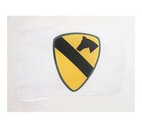 AZ FLAG - Drapeau 1re division de cavalerie des États-Unis - 45x30 cm - Pavillon 1St Us Cavalry Division 100% Polyester Avec Deux Cordelettes - 20g