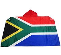 AZ FLAG Drapeau Afrique du Sud 150x90 cm - Cape Drapeau Sud Africain 100% Polyester Avec Manches Intégrées - Body Flag 80g