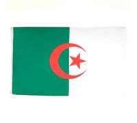 AZ FLAG - Drapeau Algérie - 150x90 cm en Polyester - Drapeau Algérien Avec Oeillets en Laiton Intégrés - 80g
