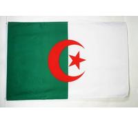 AZ FLAG - Drapeau Algérie - 150x90 cm en Polyester - Drapeau Algérien Avec Oeillets en Laiton Intégrés - 80g