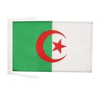 AZ FLAG Drapeau Algérie 45x30 cm Algérien Polyester 100D Cordelettes