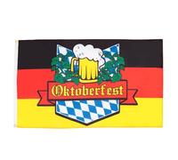 AZ FLAG - Drapeau Allemagne Oktoberfest - 150x90 cm - Drapeau Allemand Oktoberfest 100% Polyester Avec Oeillets Métalliques Intégrés - Pavillon 110 g