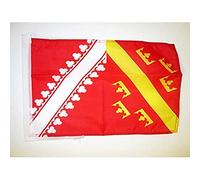 AZ FLAG Drapeau Alsace Ancien 45x30 cm Alsacien Polyester 100D Cordelettes | Usage intérieur et extérieur Drapeau décoratif coutures doubles et bords renforcés