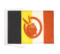 AZ FLAG Drapeau American Indian Movement 45x30cm - PAVILLON Mouvement des Indiens d’Amérique 30 x 45 cm Haute qualité